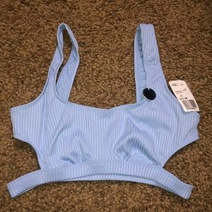 Forever 21 Baby Blue Bikini Top / Size XL